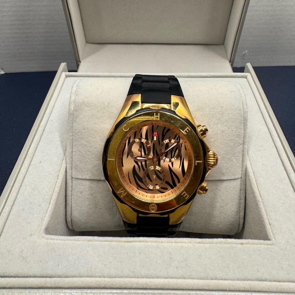 Michele Tahitian Jelly Bean Chronograph Watch